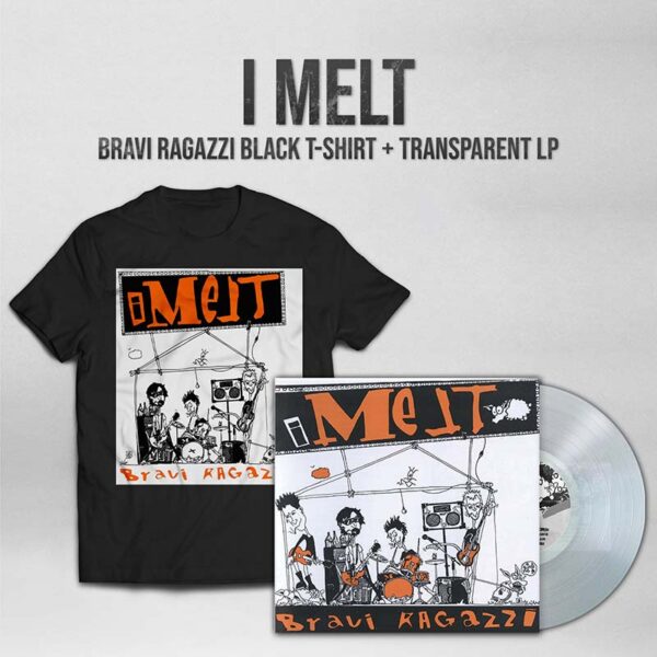 I Melt Bundle – Bravi Ragazzi LP + Black T-Shirt